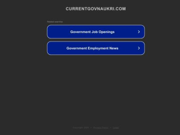 currentgovnaukri.com