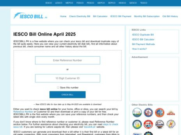 iescobill.pk