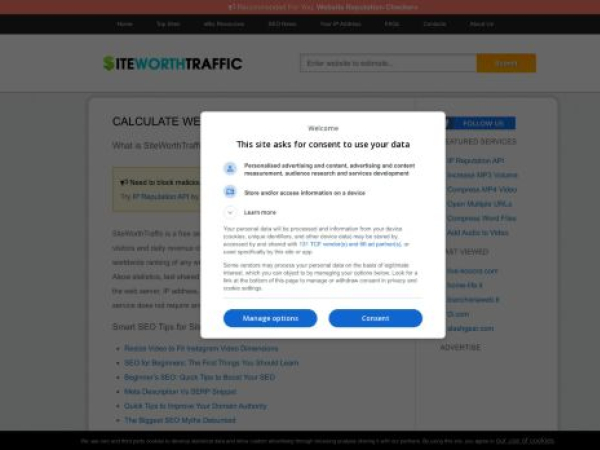 siteworthtraffic.com