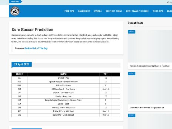 suresoccerpredict.com