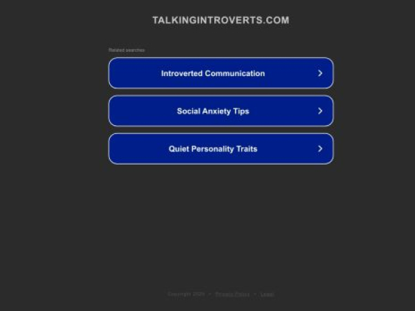 talkingintroverts.com